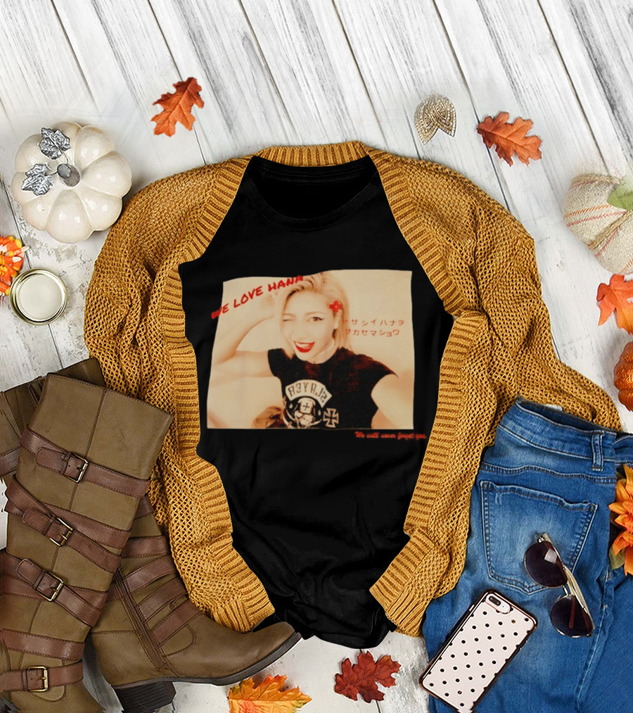 We Love Hana Kimura Punk Style Photo T-Shirt