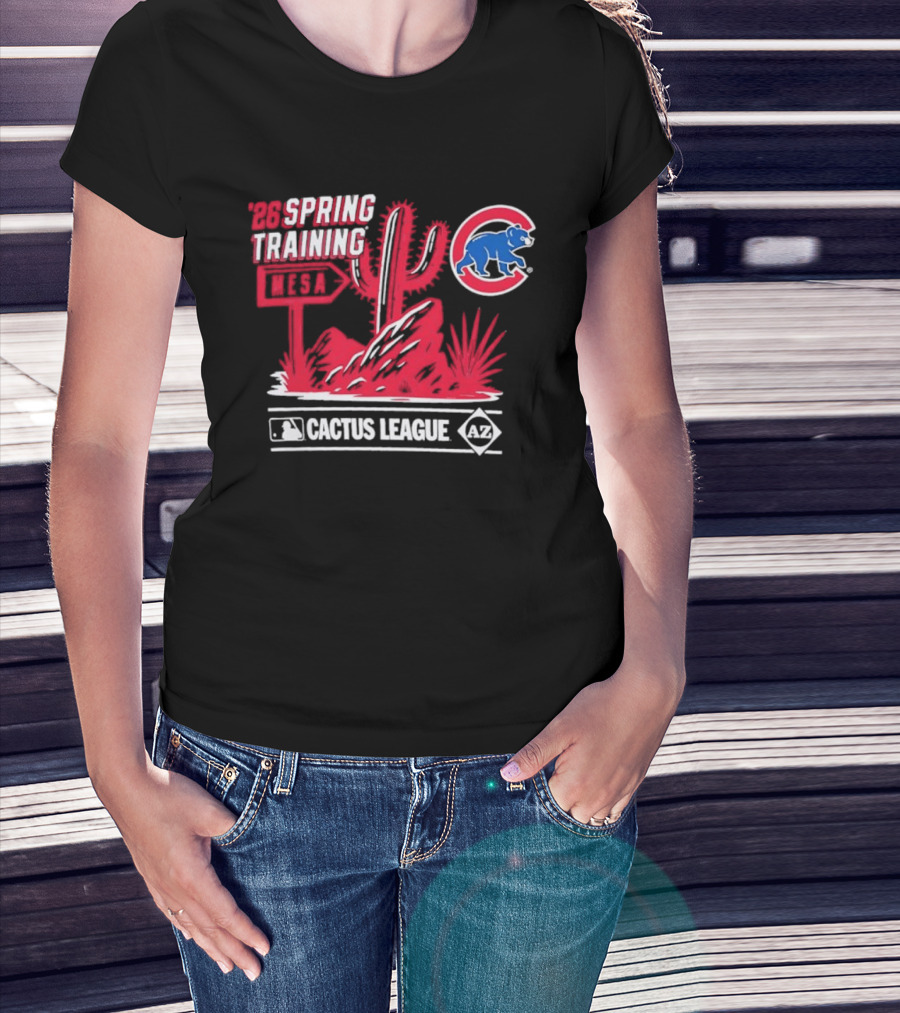 Chicago Cubs 2026 Cactus League Spring Training T-Shirt