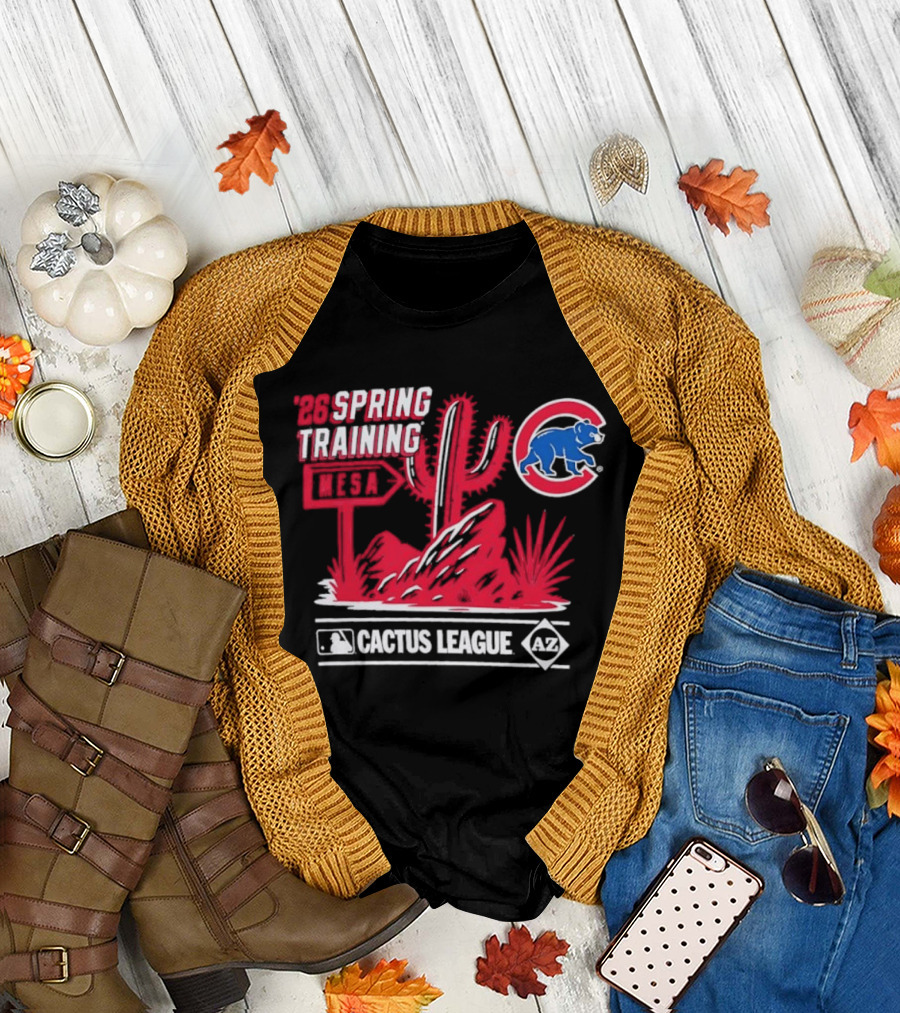 Chicago Cubs 2026 Cactus League Spring Training T-Shirt