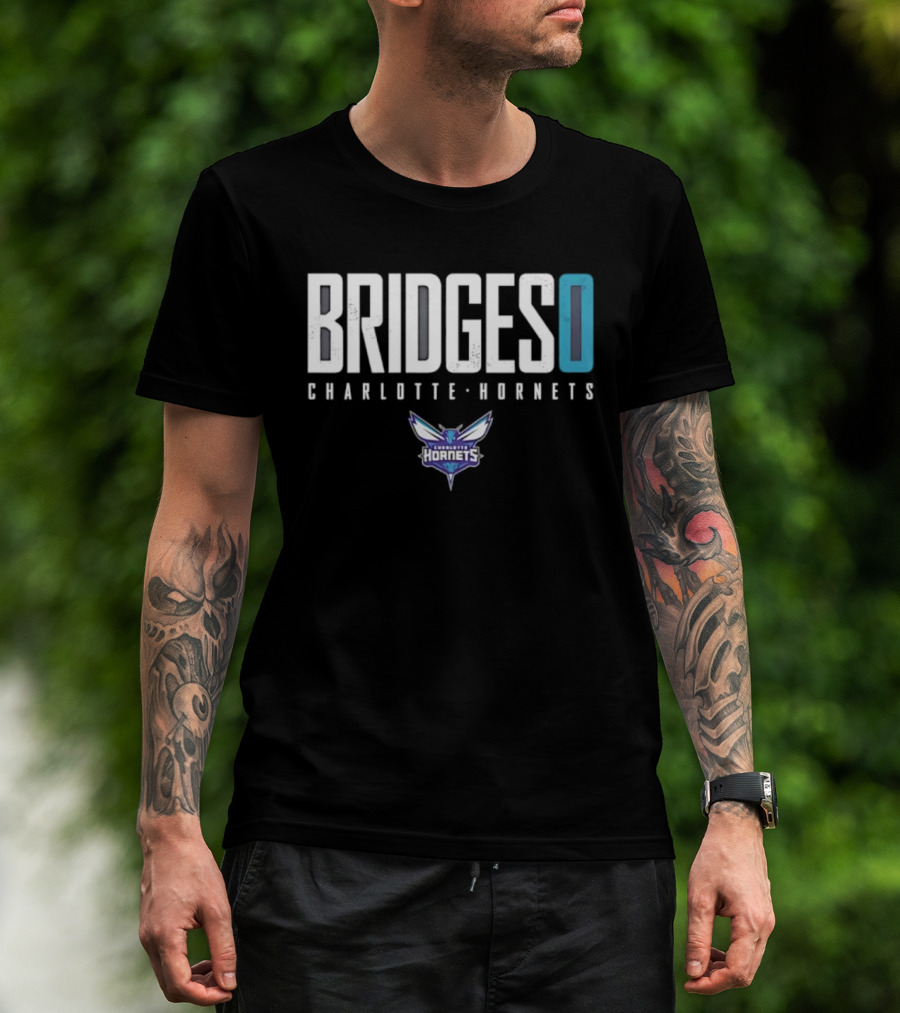 BRIDGES 0 Charlotte Hornets T-Shirt