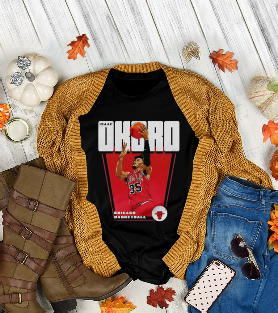 Chicago Basketball Okoro 35 Bulls Dunk T-Shirt