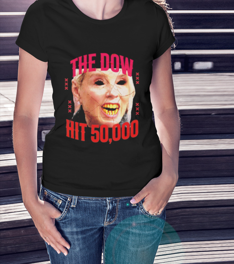 Pam Bondi The Dow Hit 50 000 Protest Epstein Files T-Shirt