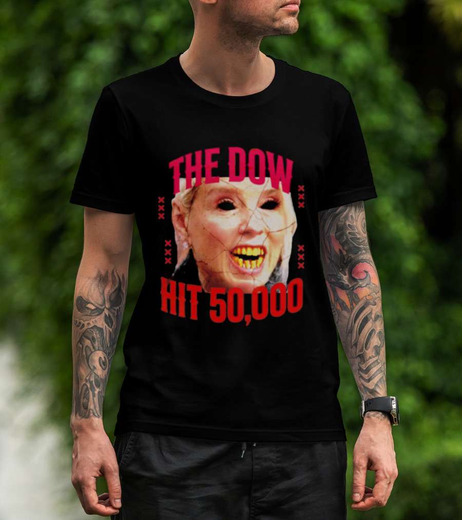 Pam Bondi The Dow Hit 50 000 Protest Epstein Files T-Shirt