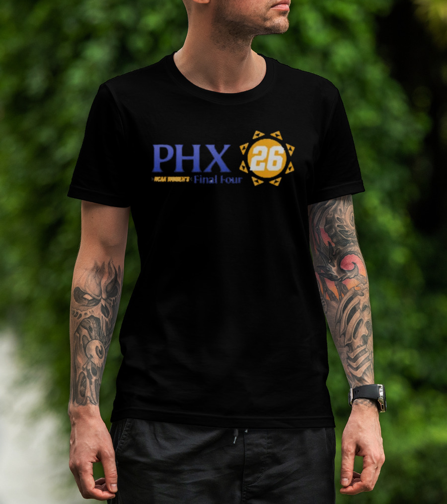 PHX 2026 NCAA Women's Final Four March Madness Basketball Event T-Shirt