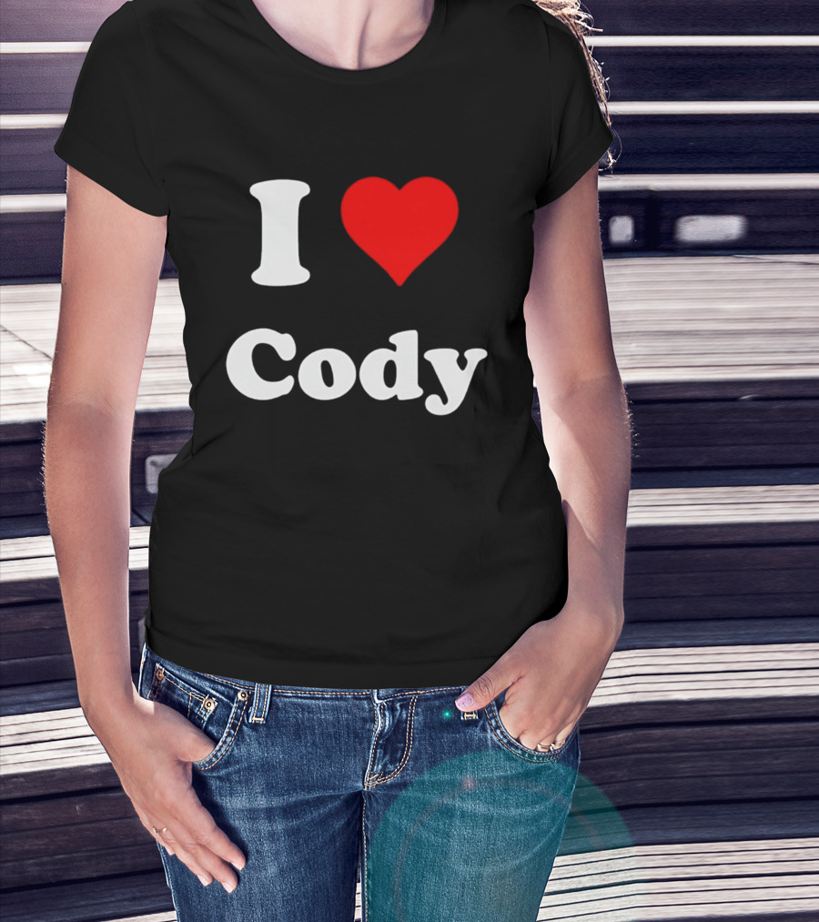 I Love Cody Heart T-Shirt