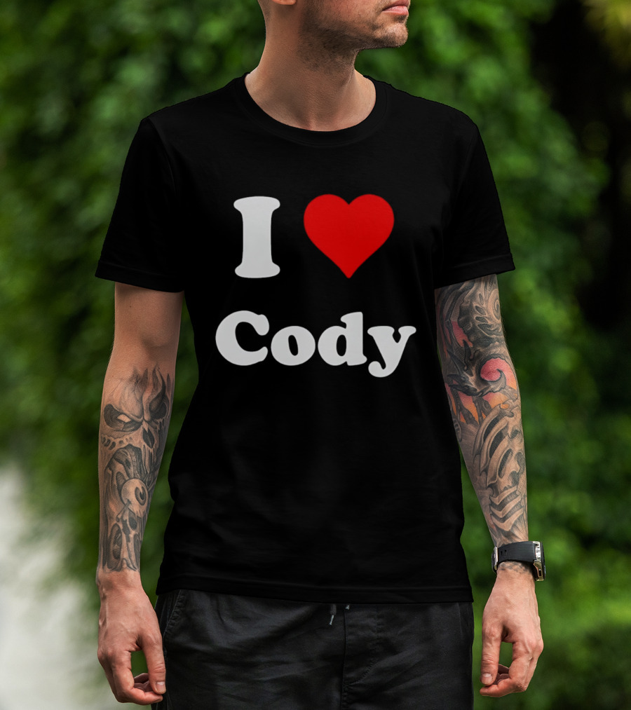 I Love Cody Heart T-Shirt