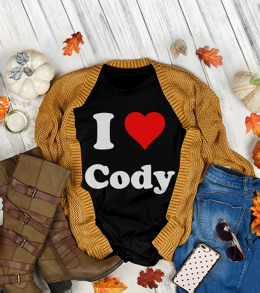 I Love Cody Heart T-Shirt