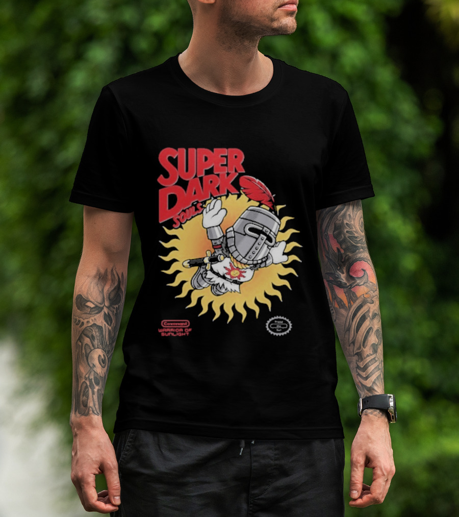 Super Dark Souls Praise The Sun Solaire T-Shirt