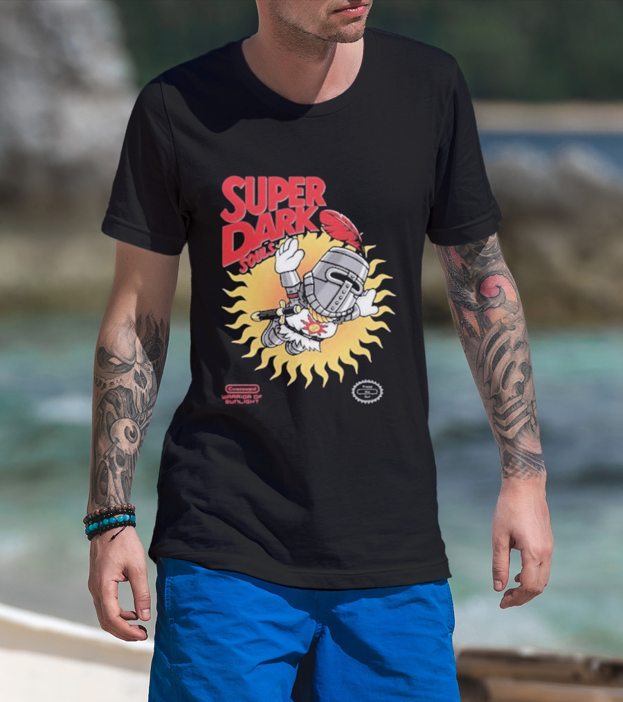 Super Dark Souls Praise The Sun Solaire T-Shirt