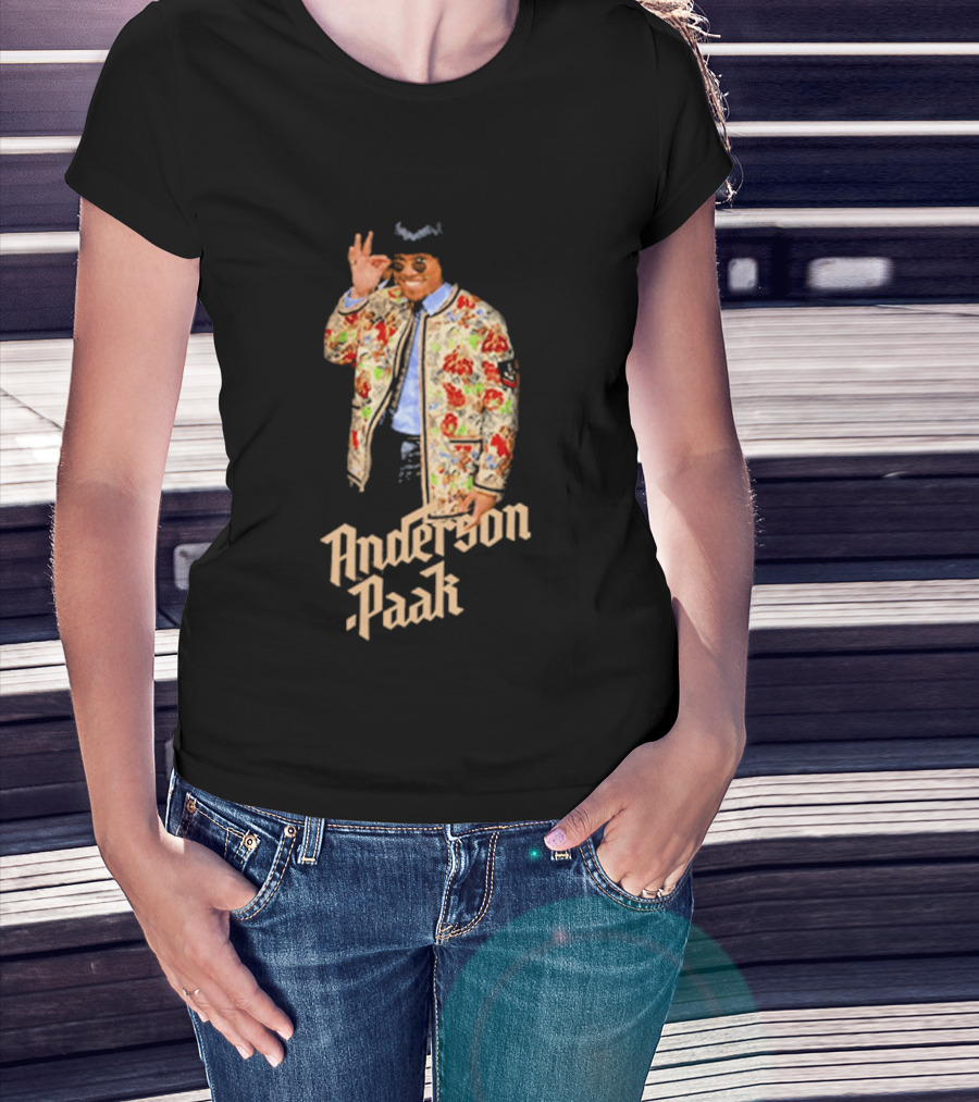 Anderson Paak Floral Jacket Style Moment T-Shirt