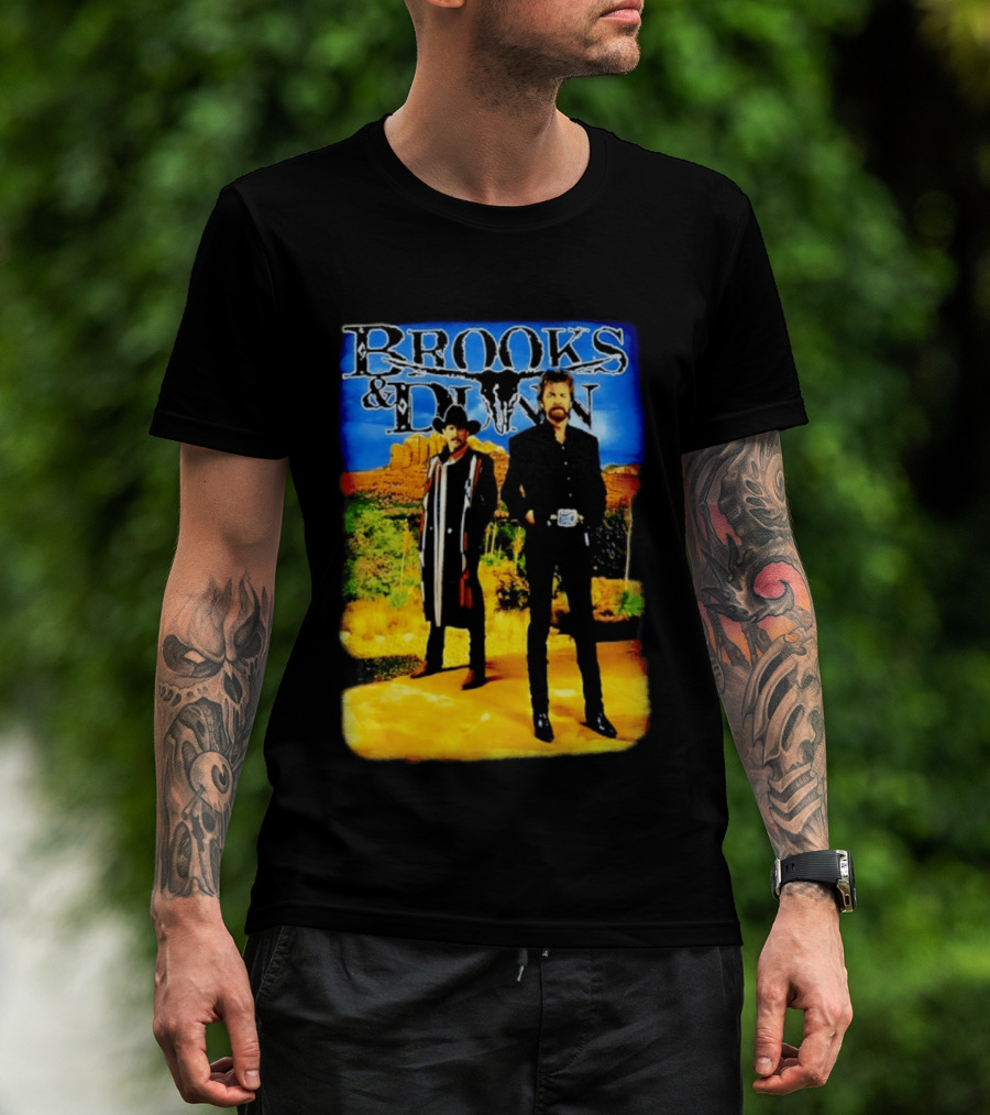 Brooks And Dunn Western Style Desert T-Shirt