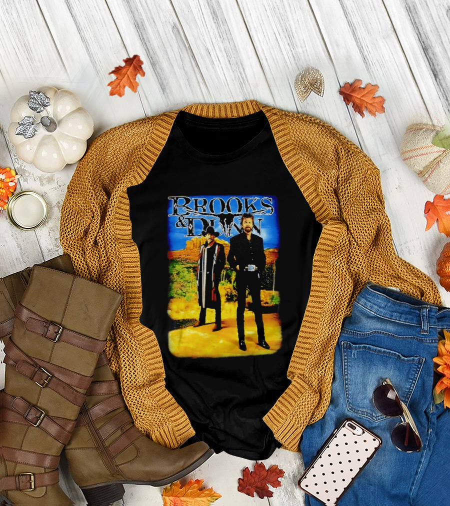 Brooks and Dunn Western Style Desert T-Shirt