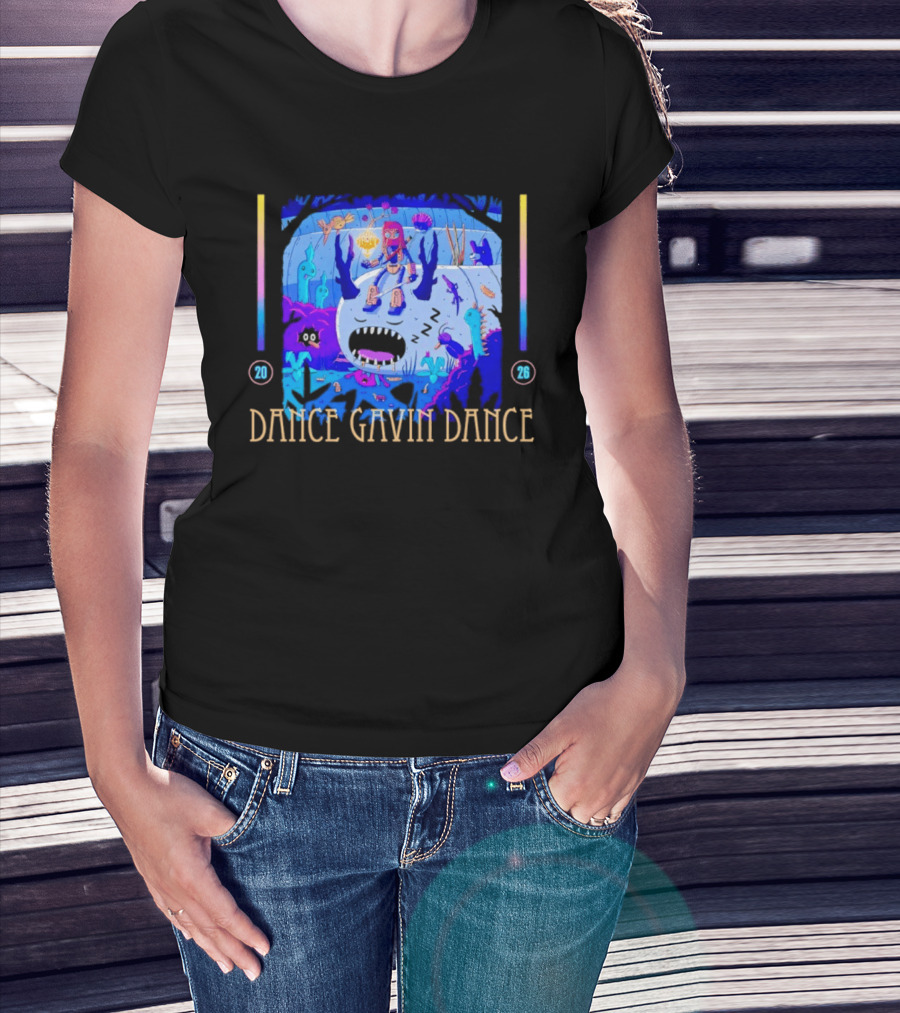 Dance Gavin Dance 2026 Tour Surreal Ocean Adventure T-Shirt