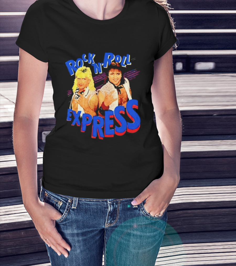 Rock N Roll Express Wrestling Tag Team Legends T-Shirt