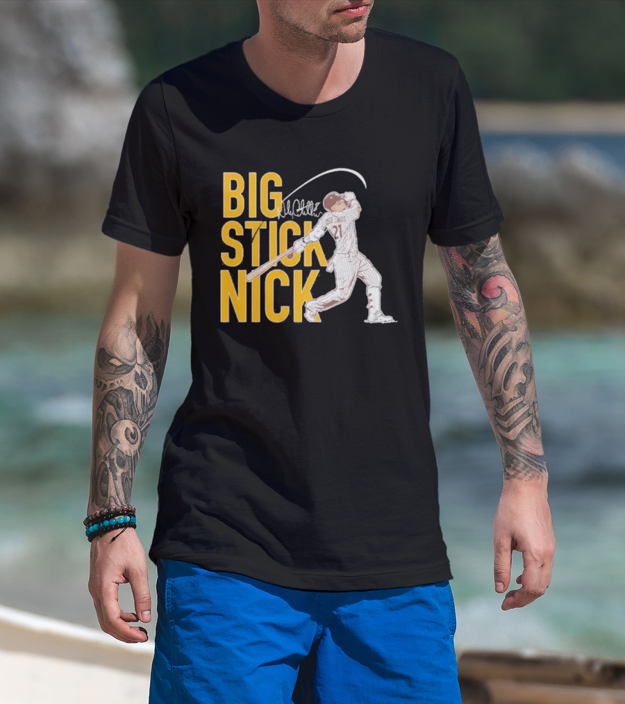 Big Stick Nick Castellanos Padres Baseball T-Shirt