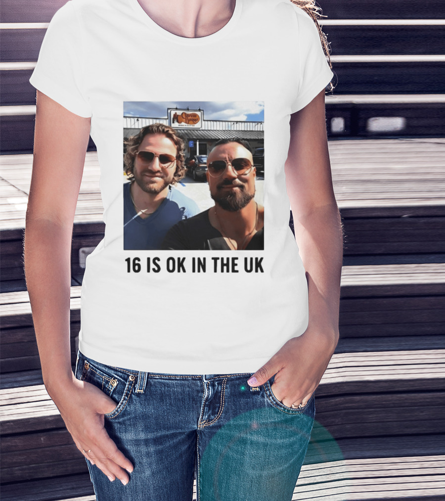 Adam Page Marty Scurll Cracker Barrel 16 Is OK In The UK T-Shirt