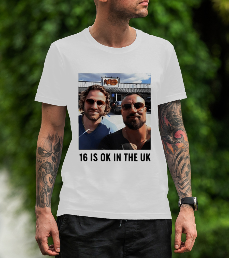 Adam Page Marty Scurll Cracker Barrel 16 Is OK In The UK T-Shirt