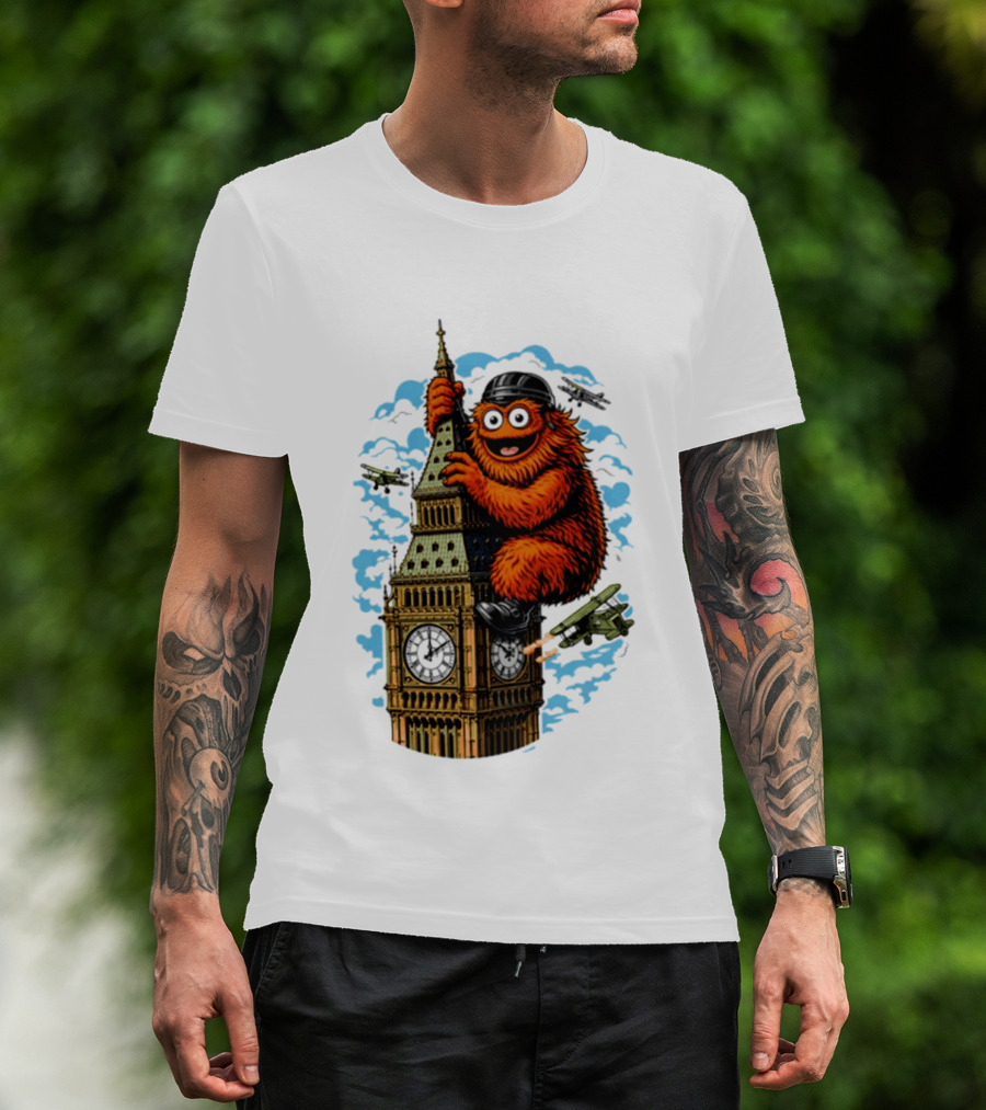 Big Ben Gritty Kong Philadelphia Hockey Clash T-Shirt