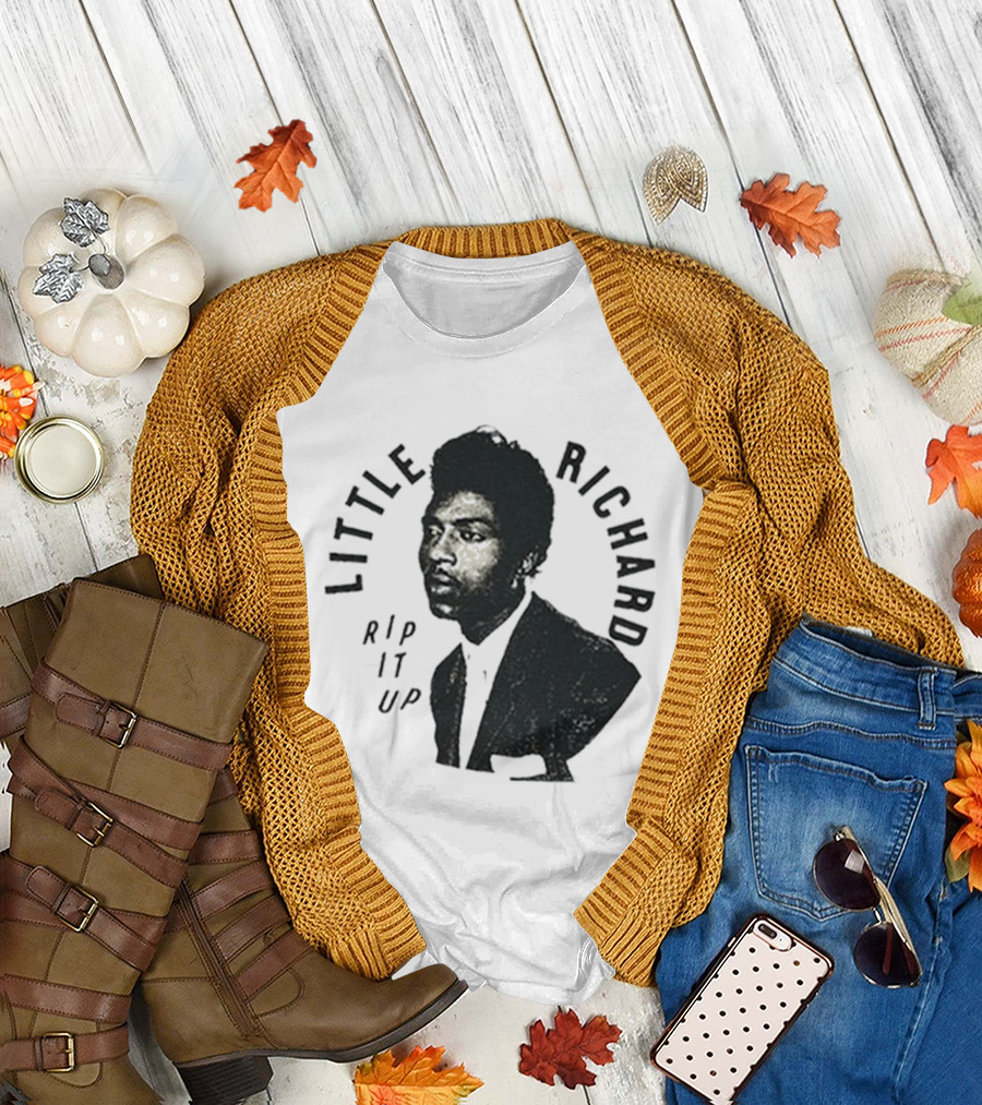 Little Richard Rip It Up Vintage Style Iconic Music T-Shirt