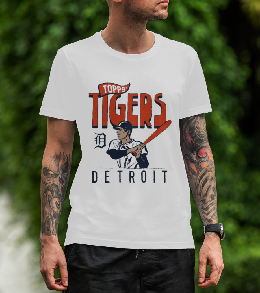 MLB Topps Detroit Tigers Raglan Player T-Shirt