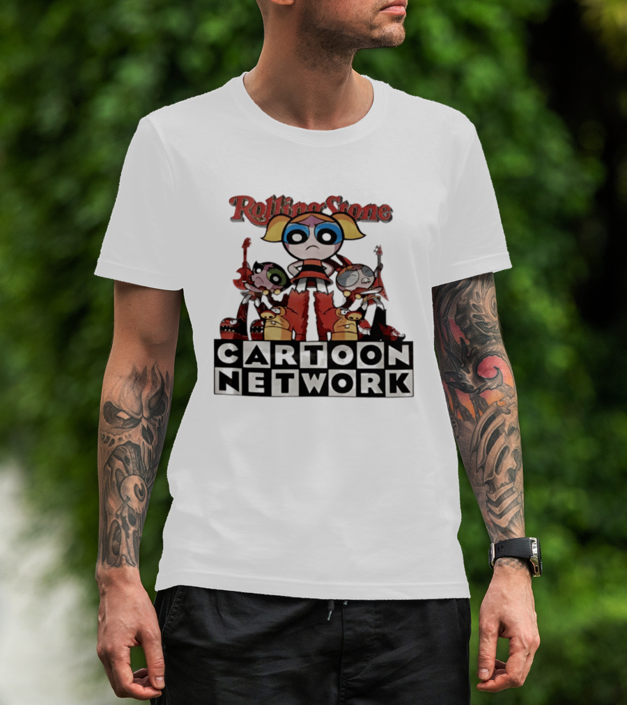 Rolling Stone Powerpuff Girls Cartoon Network T-Shirt