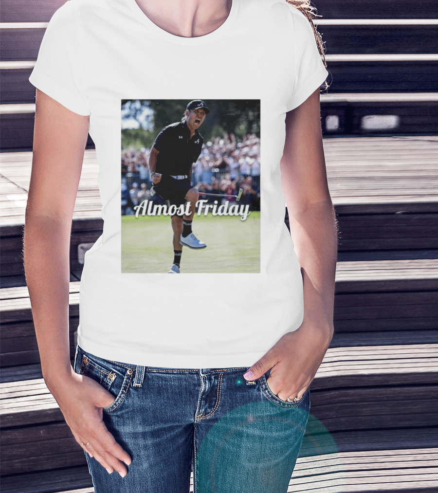 Anthony Kim Almost Friday Golf Comeback Celebration Moment T-Shirt