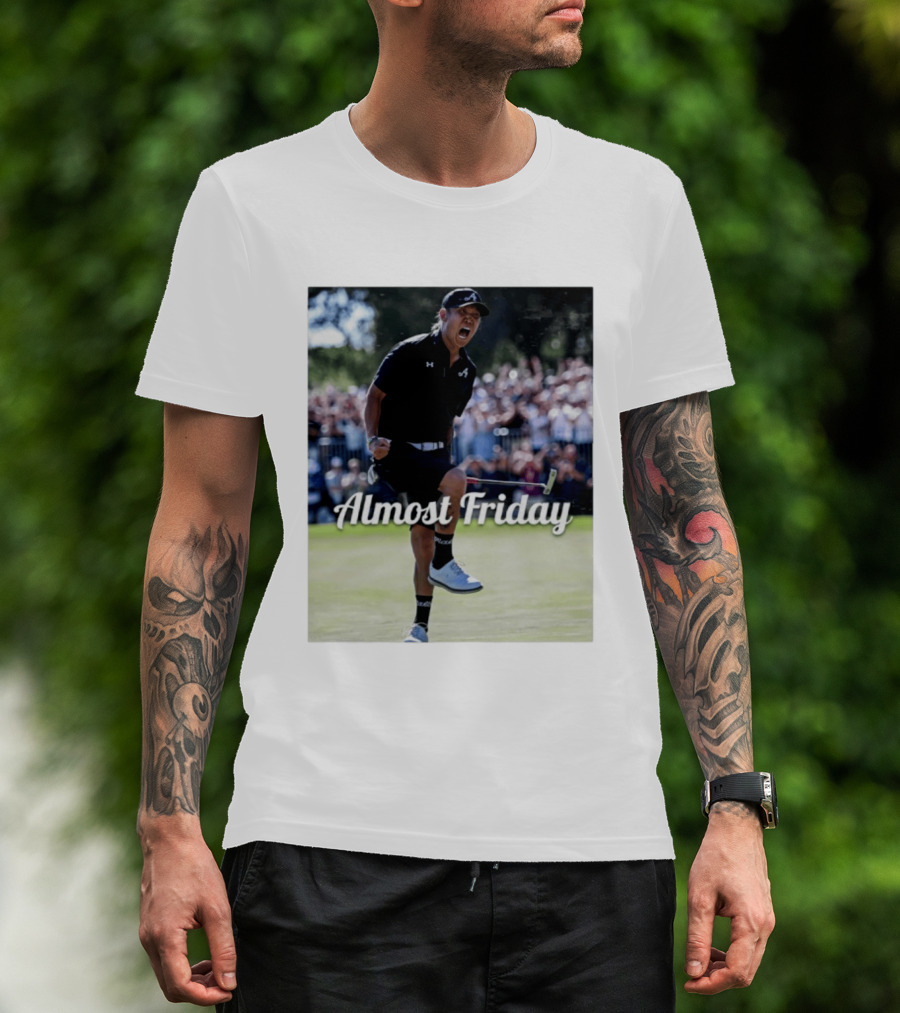 Anthony Kim Almost Friday Golf Comeback Celebration Moment T-Shirt