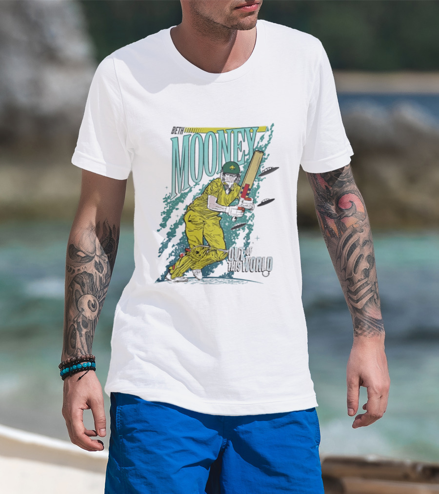 Beth Mooney Out Of This World Cricket T-Shirt
