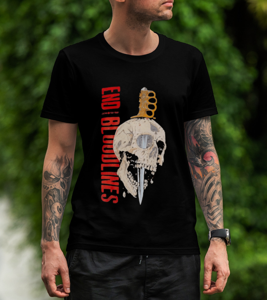End Bloodlines Skull Dagger T-Shirt