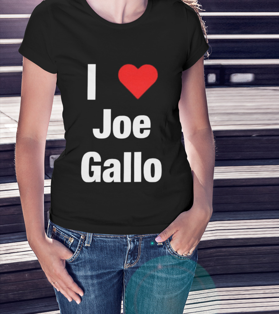 I Love Joe Gallo Merrimack Warriors Basketball T-Shirt