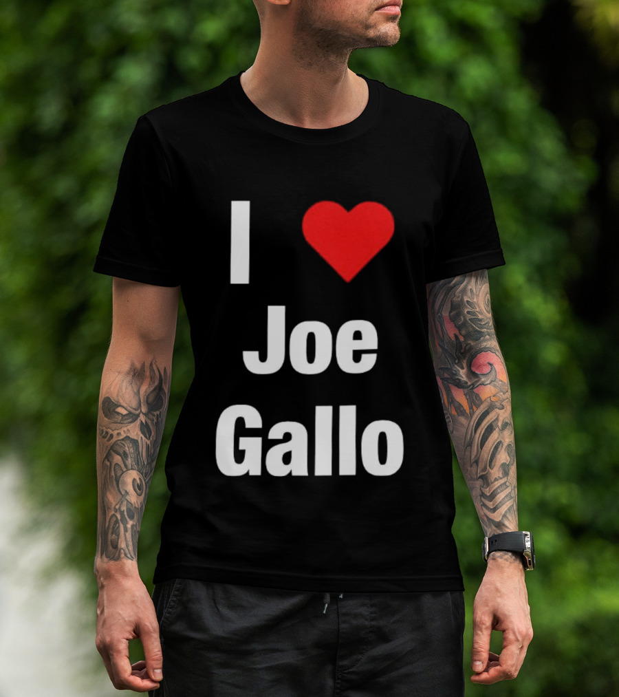 I Love Joe Gallo Merrimack Warriors Basketball T-Shirt
