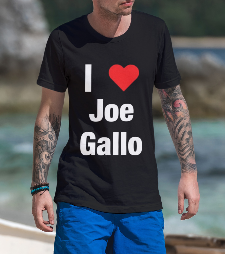 I Love Joe Gallo Merrimack Warriors Basketball T-Shirt