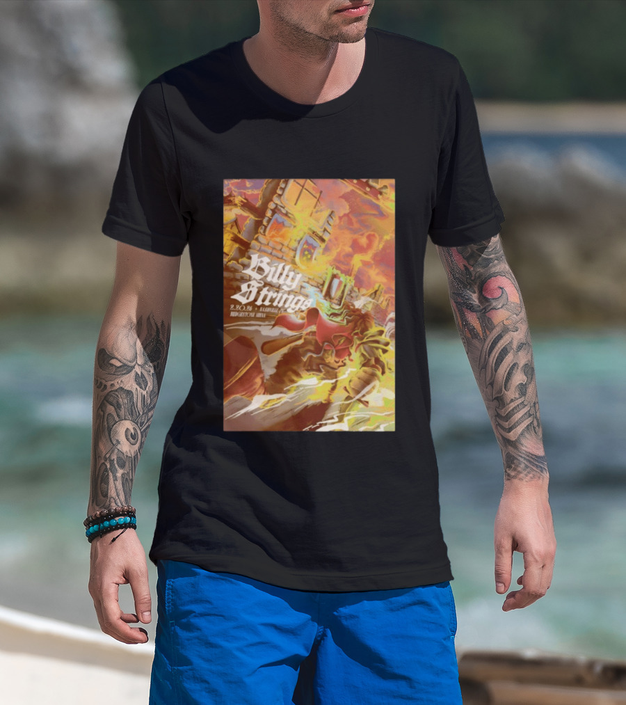 Billy Strings Bridgestone Arena Nashville TN February 20 2026 Castle Fire Fantasy T-Shirt