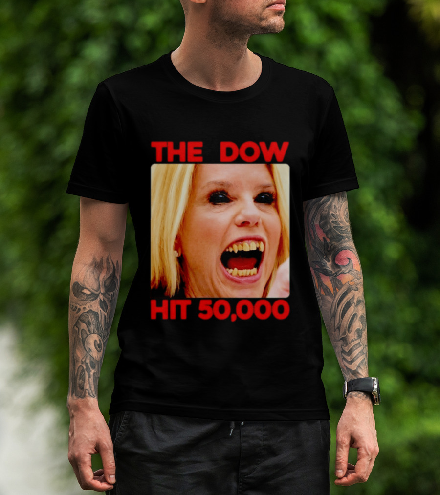 The Dow Hit 50000 Teeth Blonde Woman T-Shirt
