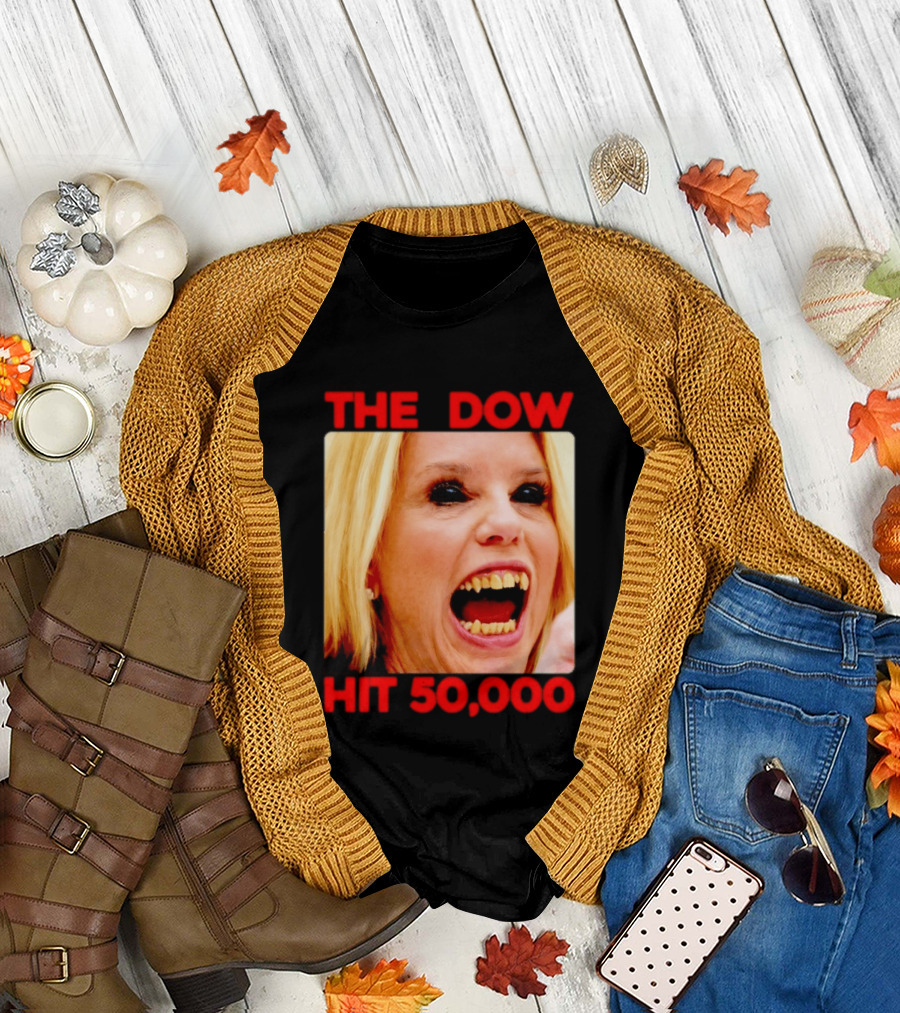 The Dow Hit 50000 Teeth Blonde Woman T-Shirt