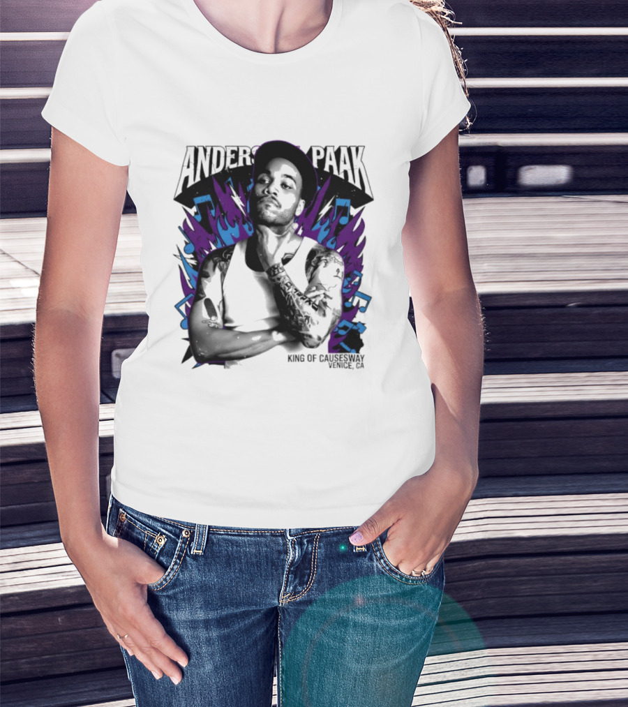 Anderson Paak King Of Causeway Venice CA T-Shirt