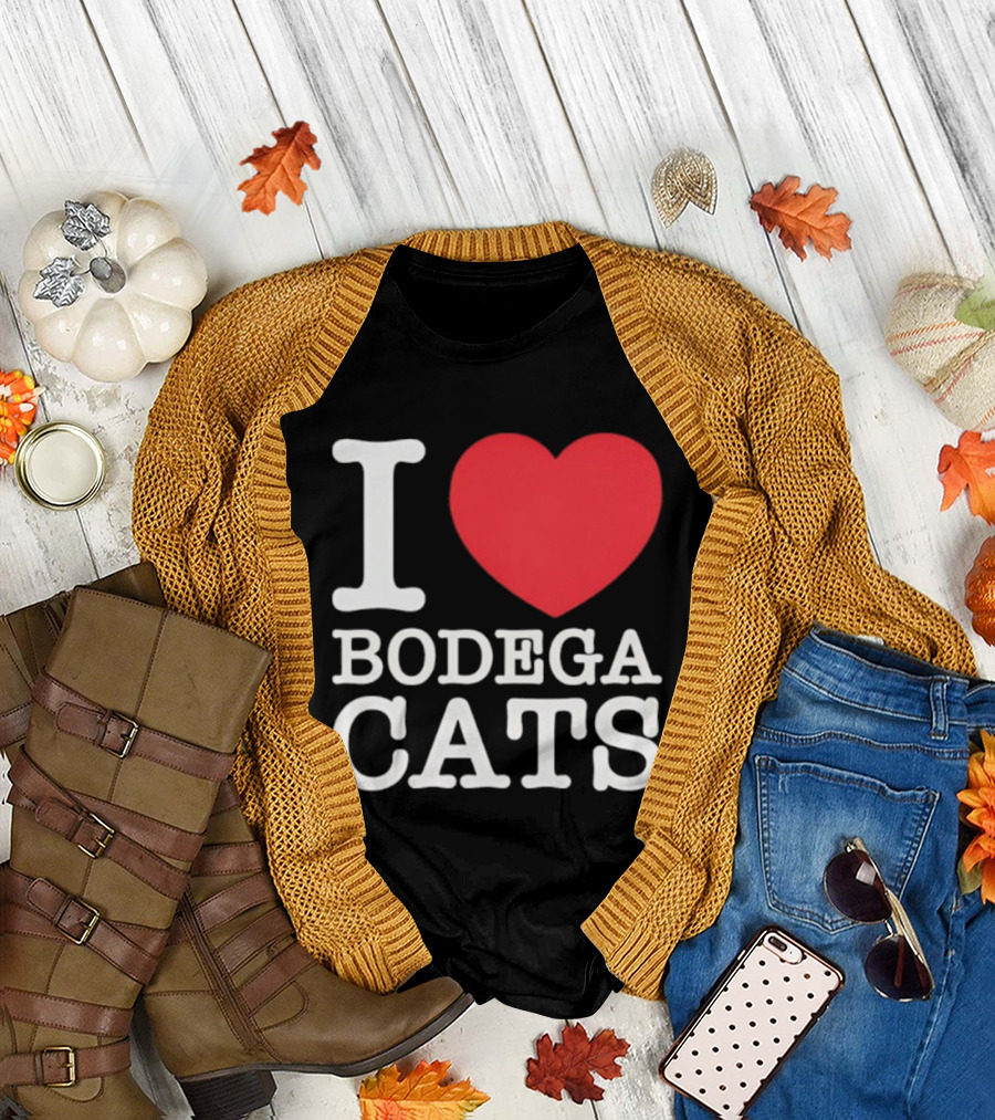 I Love Bodega Cats T-Shirt