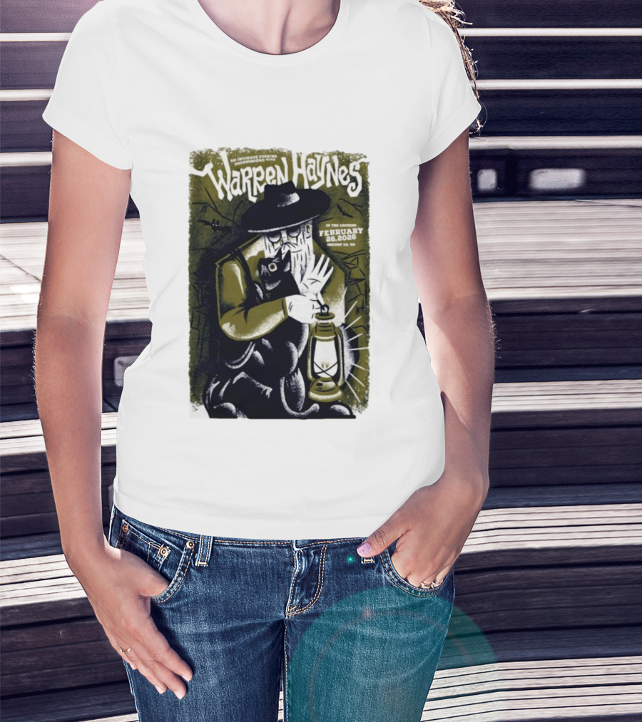 Warren Haynes An Intimate Evening February 26 2026 Grundy County TN Lantern T-Shirt