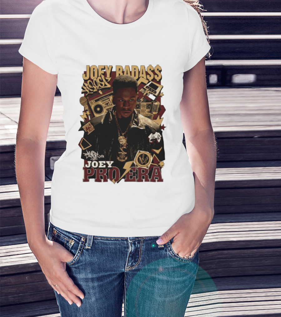 Joey Badass Pro Era Hip Hop Retro Style Collage T-Shirt