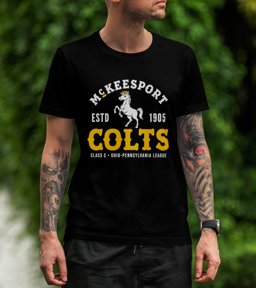 McKeesport Colts ESTD 1905 Class C Ohio Pennsylvania League T-Shirt