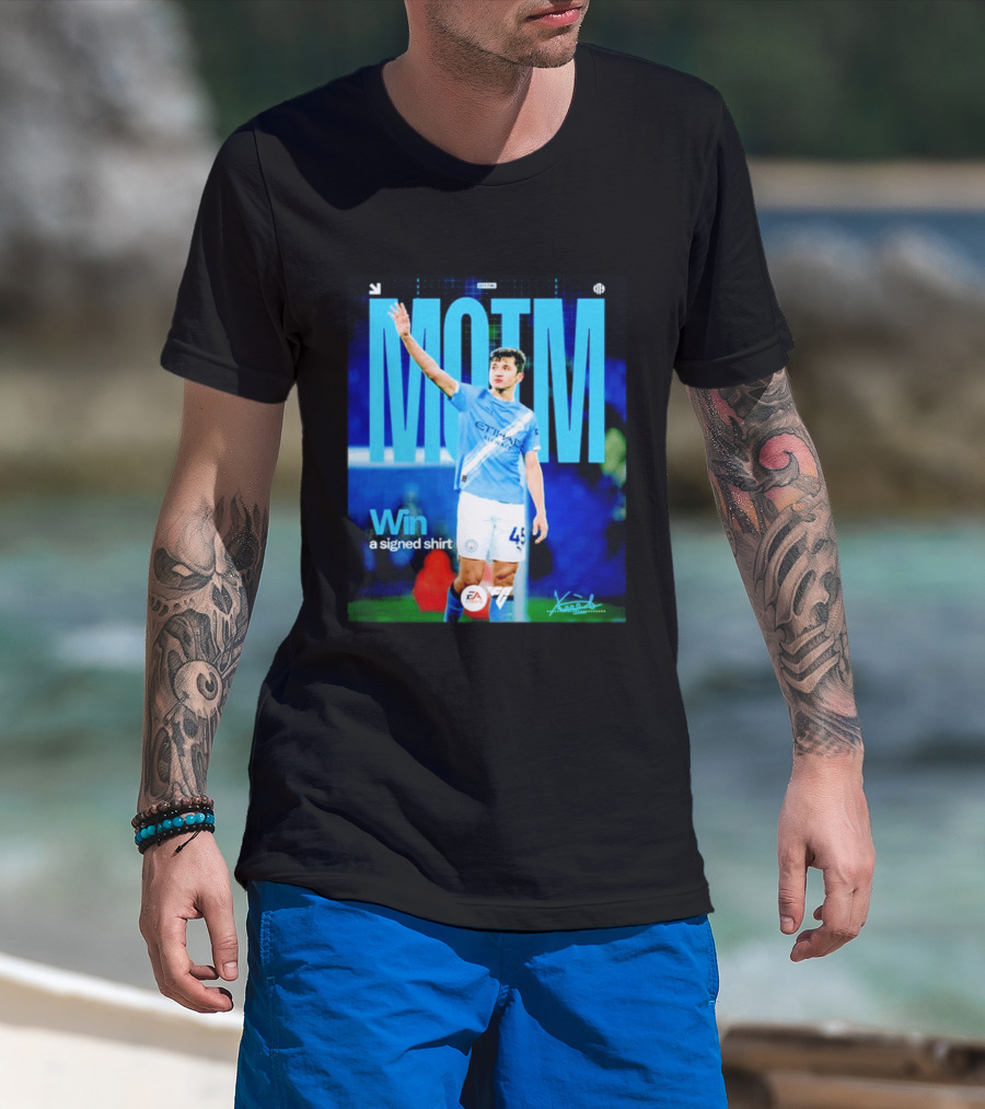 MOTM Win Signed Etihad Airways EA Sports Khusanov T-Shirt