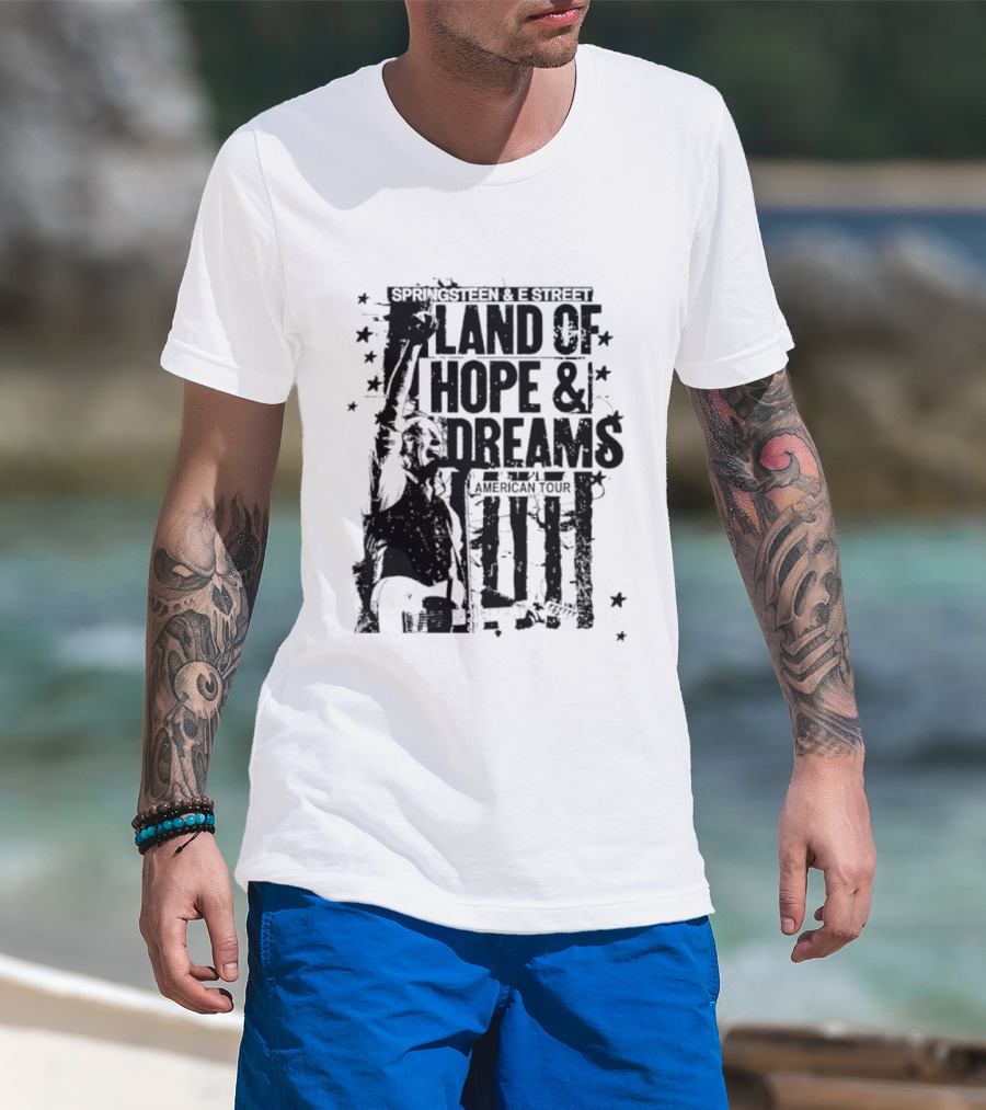 Springsteen E Street Land Of Hope And Dreams American Tour 2026 T-Shirt