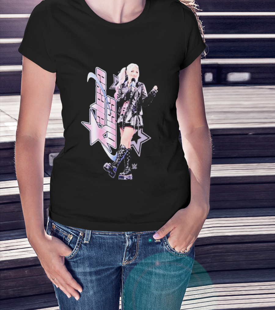 WWE Alexa Bliss Star Theme With Microphone And Boots T-Shirt