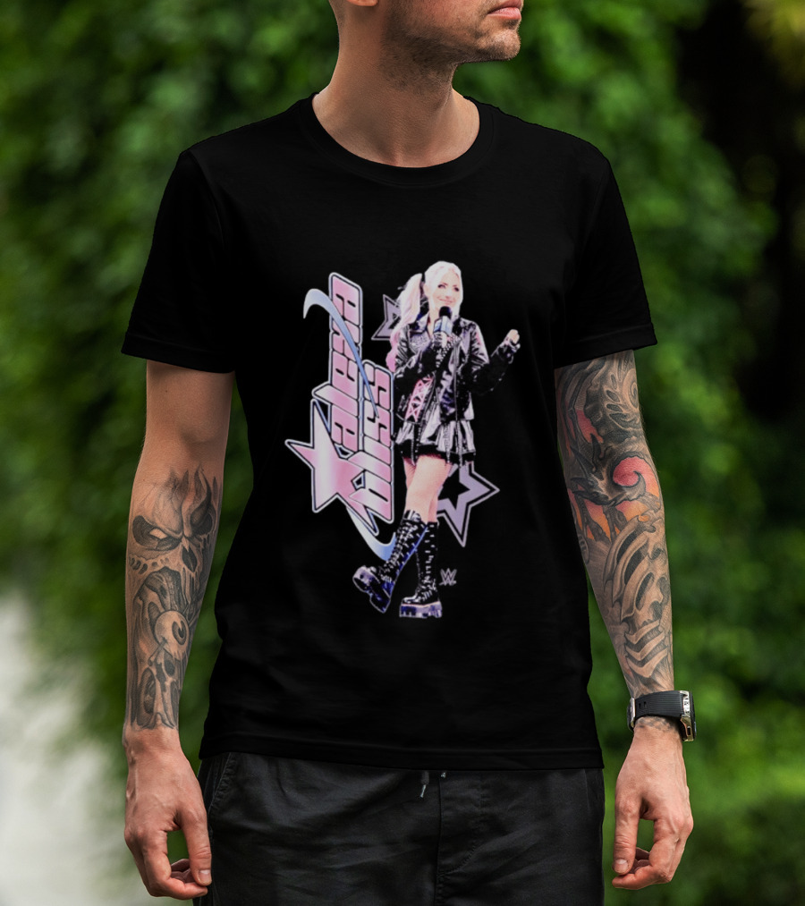 WWE Alexa Bliss Star Theme With Microphone And Boots T-Shirt