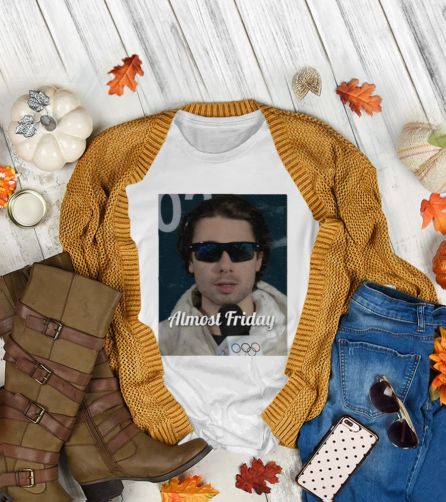 Quinn Hughes Almost Friday Olympics Sunglasses Interview T-Shirt