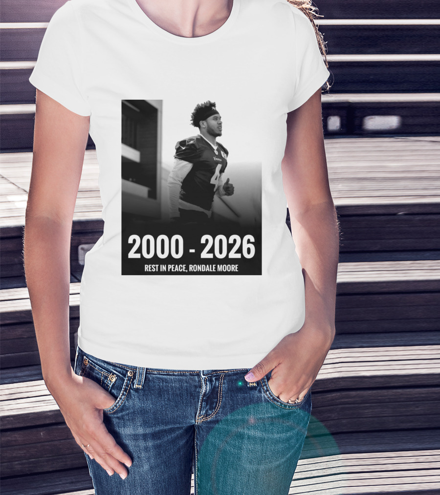 Rest In Peace Rondale Moore 2000 2026 Minnesota Vikings T-Shirt