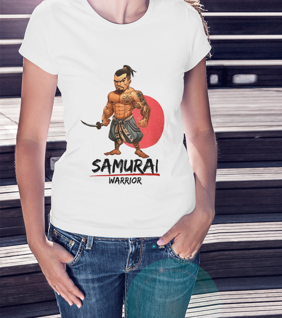 Samurai Warrior Strong Japanese T-Shirt