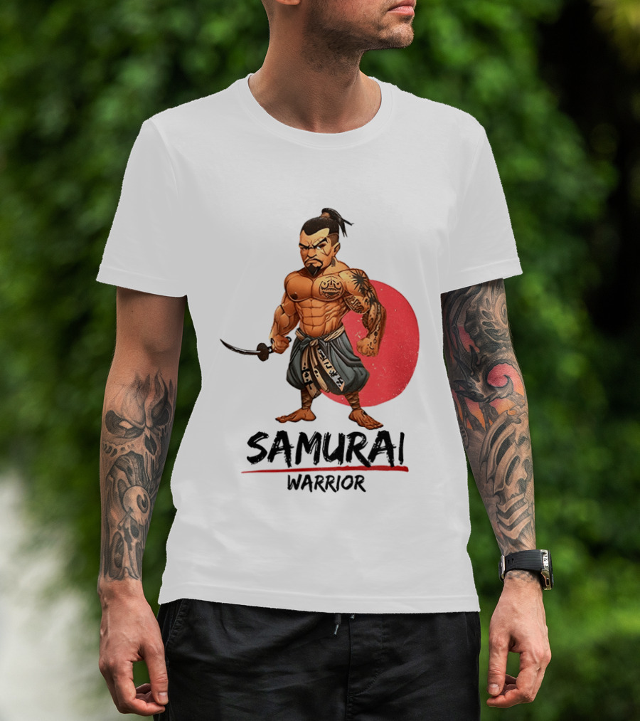 Samurai Warrior Strong Japanese T-Shirt
