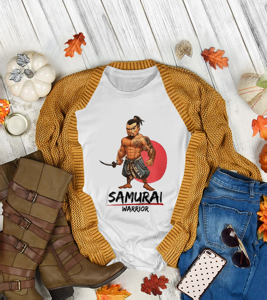 Samurai Warrior Strong Japanese T-Shirt