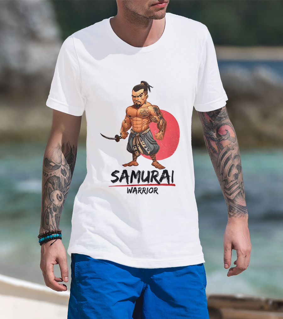 Samurai Warrior Strong Japanese T-Shirt